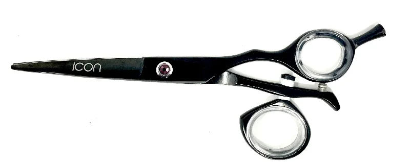 5.5"" ICON Black Titanium Swivel Thumb Shears ICT-125