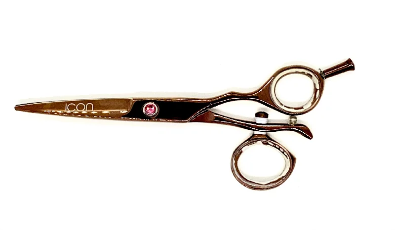 5.5"" ICON Rose Gold Titanium Swivel Thumb Shears ICT-125