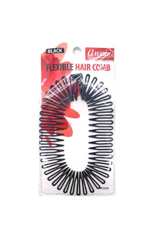 Annie #3200 Black Flexible Hair Comb