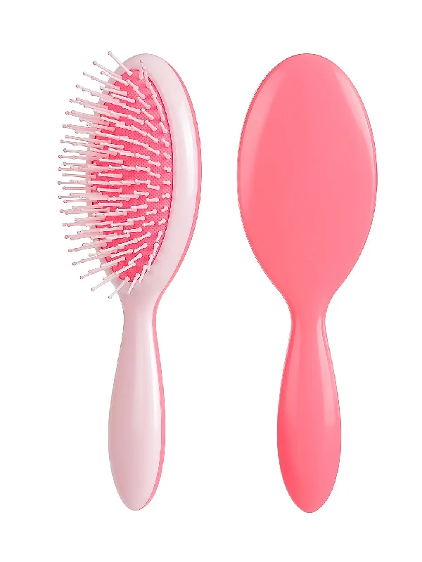 MINISO Bicolor Cushion Hair Brush Scalp Care (Pink)