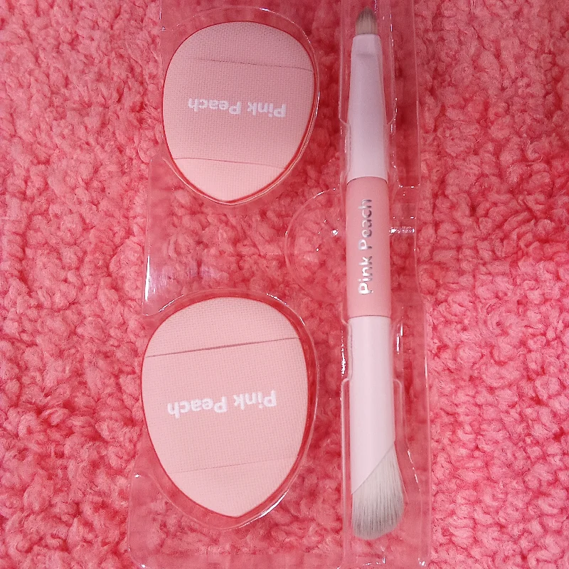 Miniso Concealer Brush & Cushion Puff (3Pcs)