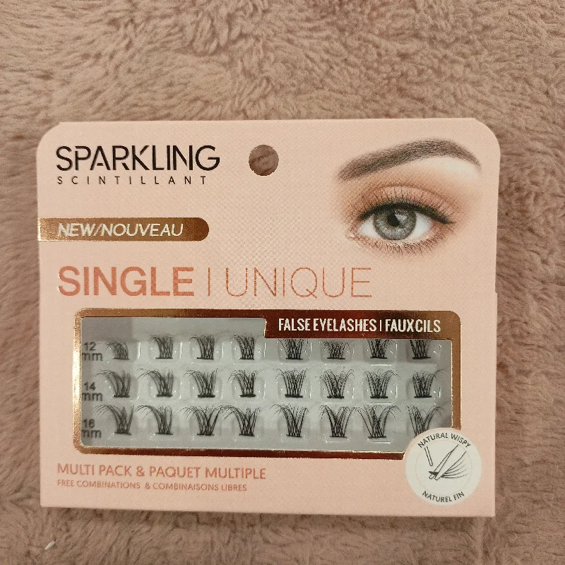 Miniso Sparkling Star Series Single Cluster False Eyelashes (24 pcs, 01)