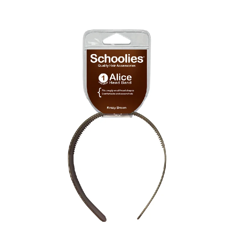 Schoolies Alice Head Band - Krazy brown