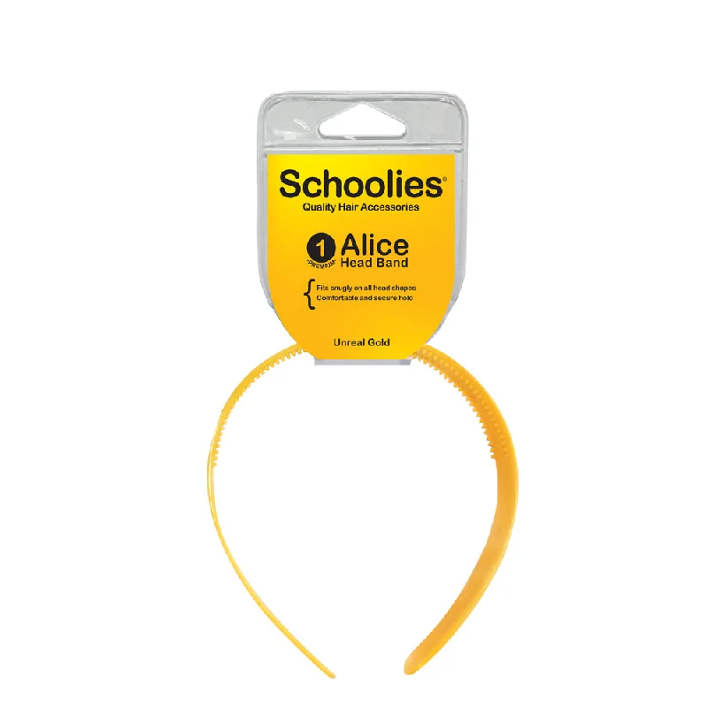 Schoolies Alice Head Band - Unreal Gold