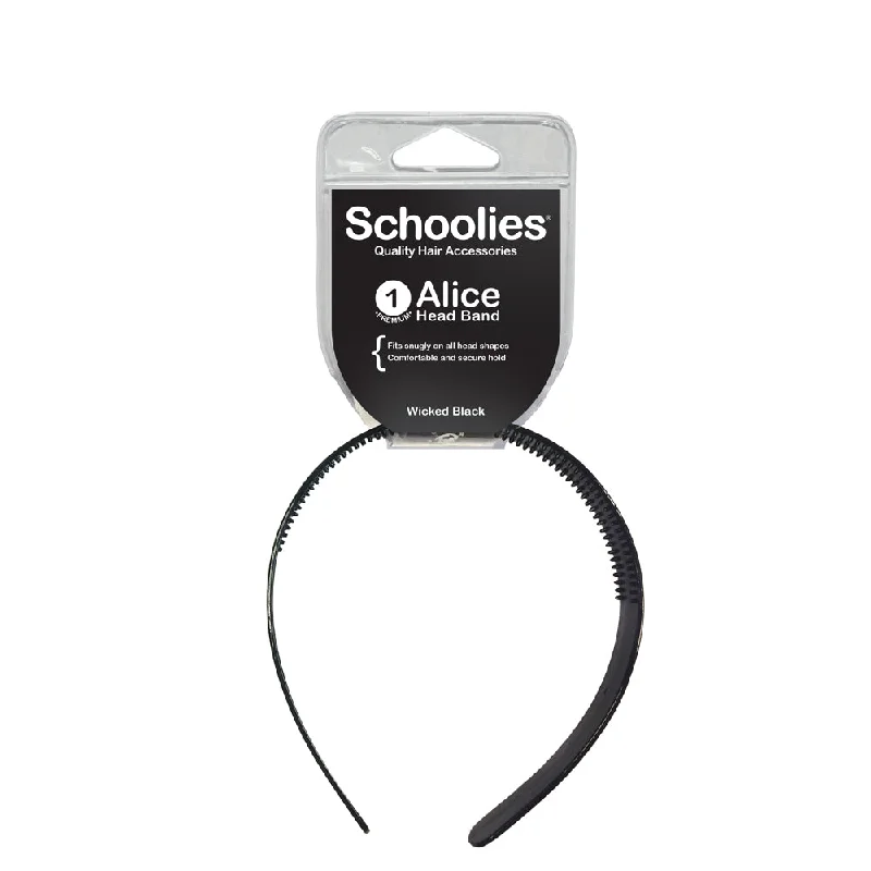 Schoolies Alice Head Band - Wicked Black