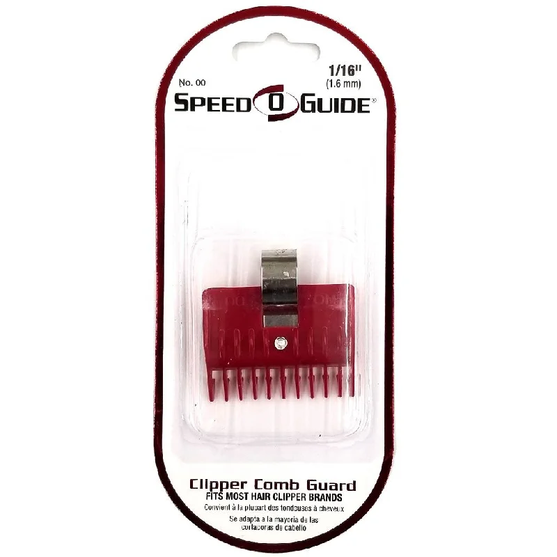 Speed-O-Guide (#00 1/16"") SPG0117 Clipper Comb, Red