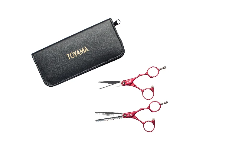 Toyama Light XB Set Red (Scissor/Thinner) 5.5""