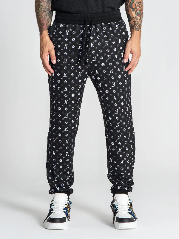 Warm and Weather-Resistant Men's SportswearBlack Mania Joggers